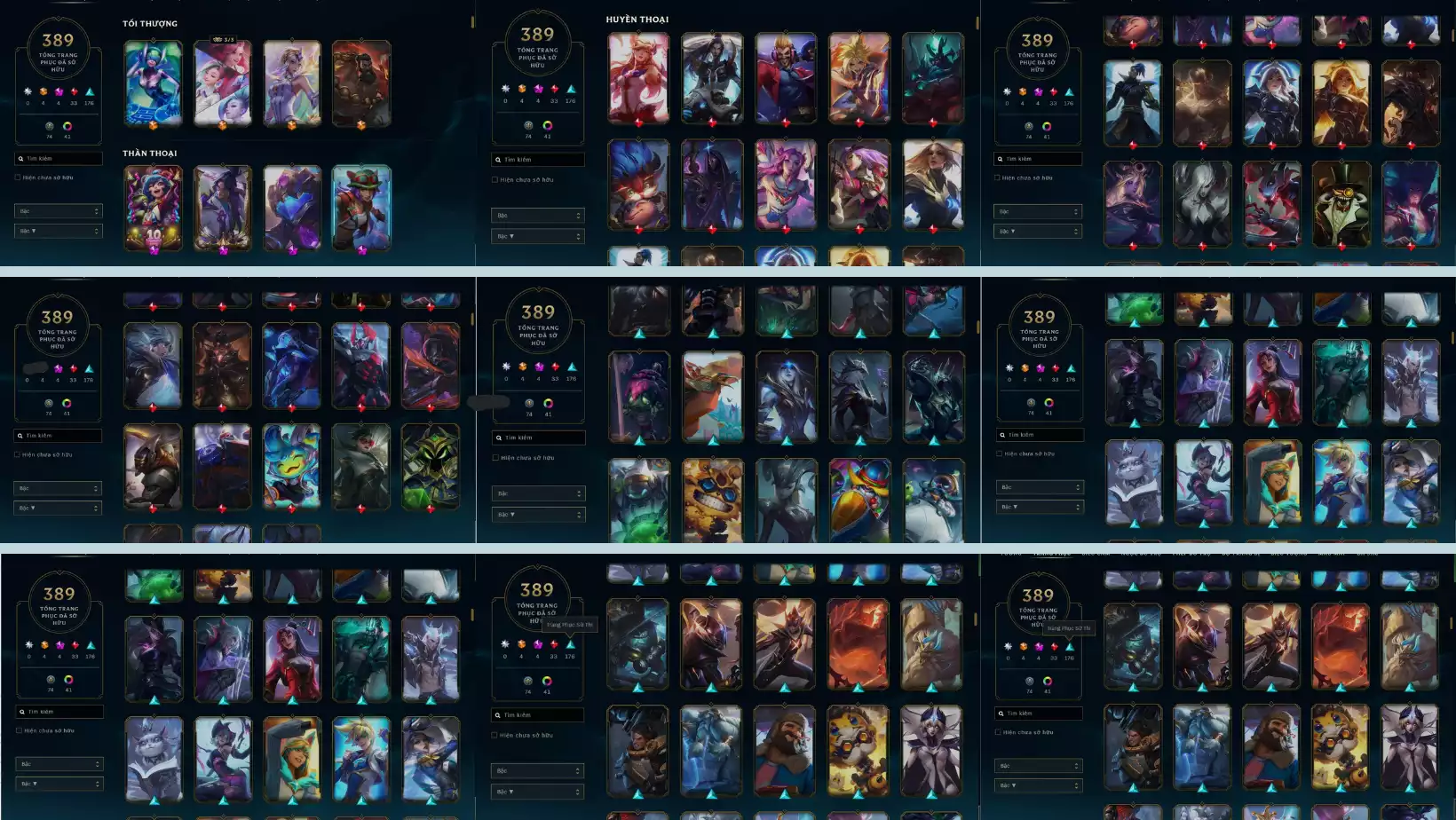 LOL 390 SKIN THÔNG TIN HỖ TRỢ ĐẦY ĐỦ